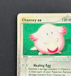 Pokemon Chansey EX Holo Ruby and Sapphire #96/109 Ultra Rare Card 2003 LP - Image 5