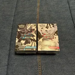 Pokemon 1 Black Bolt and 1 White Flare Booster Bundle Sealed New IN HAND - Image 1