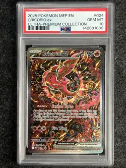 2025 POKEMON MEP EN-ME BLACK STAR PROMO #024 ORICORIO EX PSA 10 - Image 1