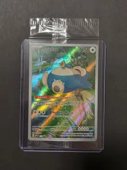Pokemon TCG Snorlax 051 (SEALED) IR Pokemon 151 Black Star Promo NM English - Image 1