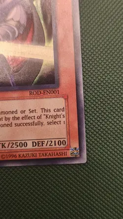 Dark Magician Knight Reshef of Destruction Secret Rare Card ROD-EN001 NM - Image 4