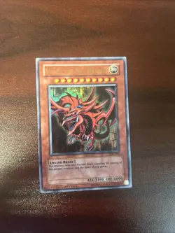 Yu-Gi-Oh! ORIGINAL 1996 SLIFER THE SKY DRAGON GB1-001 GBI-001 Ultra Rare NM - Image 1