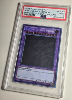 2022 YU-GI-OH! Blue Eyes Ultimate Dragon GFP2-EN181 GHOST RARE PSA 9 - Image 4