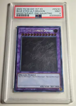 2022 YU-GI-OH! Blue Eyes Ultimate Dragon GFP2-EN181 GHOST RARE PSA 9 - Image 5