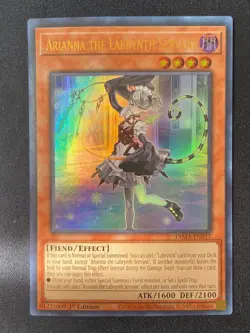 Yugioh! HP Arianna the Labrynth Servant - TAMA-EN017 - Ultra Rare - 1st Edition - Image 1