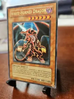 YuGiOh TCG White-Horned Dragon GXNG-EN001 LP Limited Edition Ultra Rare - Image 3