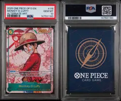 2025 ONE PIECE MONKEY D LUFFY OP13 118 CARRYING ON HIS WILL SEC ALT ART PSA 10 - Image 3