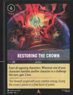 Disney Lorcana Archazia's Island #83/204 - Restoring the Crown Rare NM Regular - Image 1