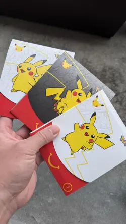 1x SEALED 2021 Pack W Extras 25th Anniversary Pokemon Cards McDonalds Exclusive - Image 1