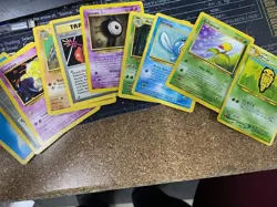 Old Pokemon Cards 100% Vintage Pack Only WOTC 10 Total Cards - Image 1
