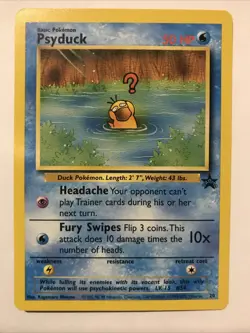 Pokemon Card - Psyduck WOTC Black Star League Promo #20 - Image 1