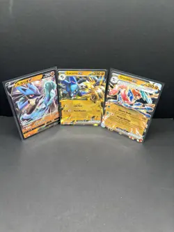Pokemon Card Lot Greninja ex Lucario ex Lucario V Holo Ultra Rare - Image 1