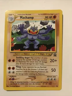 Machamp - 43 - Pokemon Wizards Black Star Promo Card NM - Image 1