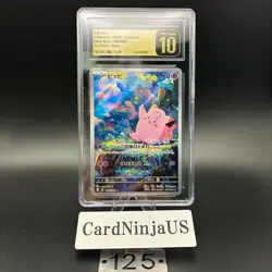 CGC PRISTINE 10 Clefairy AR 086/080 M3 Japanese Pokemon Card Munikis Nihil Zero - Image 1