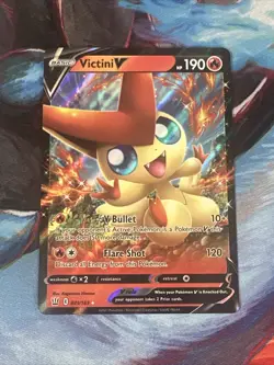 Pokemon TCG Victini V 021/163 Battle Styles Ultra Rare Holo Raw Card - Image 1
