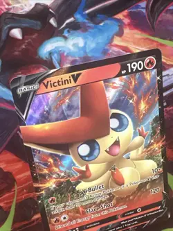 Pokemon TCG Victini V 021/163 Battle Styles Ultra Rare Holo Raw Card - Image 2