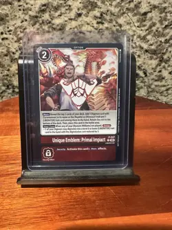 Digimon Card Game Unique Emblem: Primal Impact Dawn of Liberator P-227 - Image 1