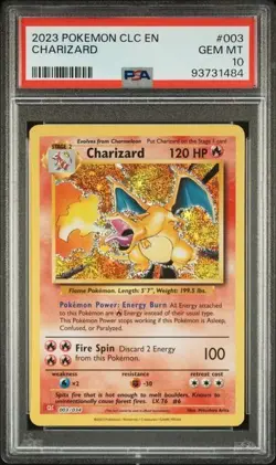 POKEMON CHARIZARD & HO-OH ex 2023 CLC-TRADING CARD GAME CLASSIC DECK #003 PSA 10 - Image 1
