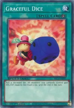 Yugioh - Graceful & Skull Dice - 1st Edition NM - Plus Free Holographic Card - Image 3
