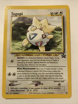 Togepi # 30 - Black Star Promo Pokemon Card - Image 1
