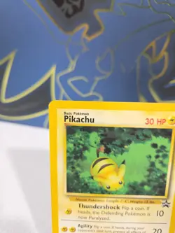 Pikachu #27 Black Star Promo 2000 Pokemon TCG Card – Vintage LP #10 - Image 2