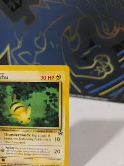 Pikachu #27 Black Star Promo 2000 Pokemon TCG Card – Vintage LP #10 - Image 3