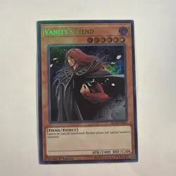Yugioh Card Vanity's Fiend BLLR-EN047 ULTRA RARE 1st Ed. - NM - Image 1