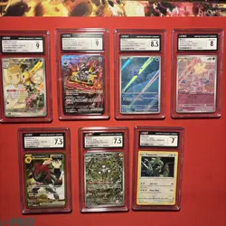Pokemon Graded Card Lot CGC (7 Cards) - Image 1