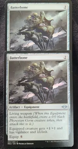 MTG MH2 BATTERBONE x2 Modern Horizons 2 MINT Free Shipping Card# 221/303 - Image 1