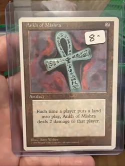 Ankh of Mishra 4th Edition MTG Magic the Gathering Card - Image 1