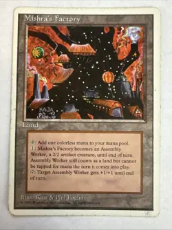 Mishra's Factory MTG Core Set 4th Edition Regular - Image 1
