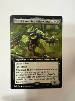 Shark Shredder, Killer Clone (Extended Art) MTG: Teenage Mutant TMNT -SHIPS NOW! - Image 1