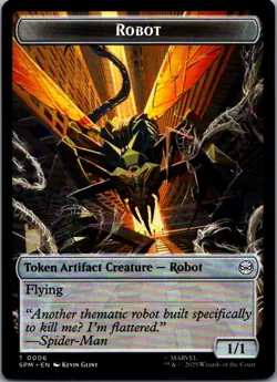 Marvel's Spider-Man #5 // 6 Food // Robot Double-Sided Token - Image 1