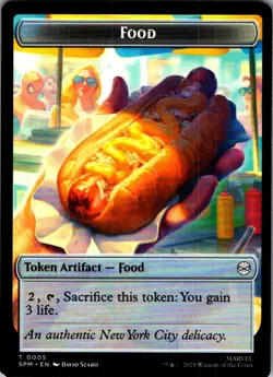 Marvel's Spider-Man #5 // 6 Food // Robot Double-Sided Token - Image 2