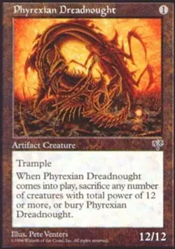 1x Phyrexian Dreadnought Heavy Play MTG Magic - Kid Icarus - - Image 1