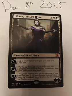 Liliana, the Last Hope Eldritch Moon #093 MTG NM Planeswalker - Image 3