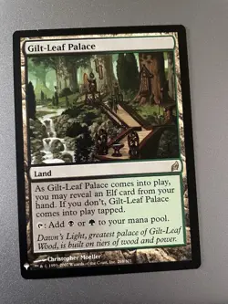 MTG Magic the Gathering Gilt-Leaf Palace The List Reprints Lorwyn Elf Golgari - Image 1