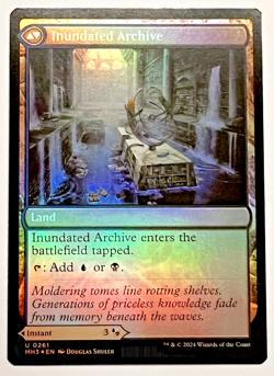 MTG Waterlogged Teachings Modern Horizons 3 Foil NM - Image 2