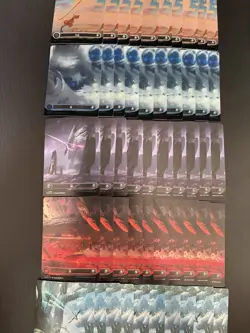 mtg edge of eternity galaxy foil basic lands ×50 Each of 10 Japanese - Image 1