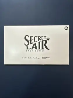 MTG Secret Lair: Cats Are Better Than Dogs Rainbow Foil Edition (SLD) New Sealed - Image 1