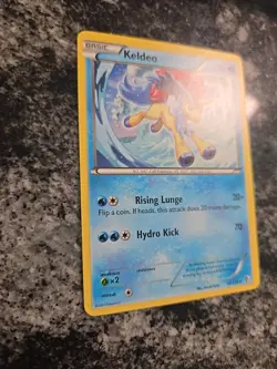 Pokemon Tcg Boundaries Crossed - Keldeo - NON HOLO Rare - 48/149 - NM/VLP - Image 2