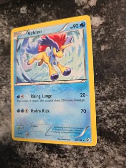 Pokemon Tcg Boundaries Crossed - Keldeo - NON HOLO Rare - 48/149 - NM/VLP - Image 3