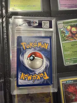 1999 POKEMON FOSSIL 1ST EDITION #4 DRAGONITE-HOLO PSA 8 - Image 3