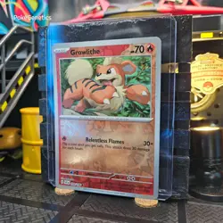 Growlithe Scarlet & Violet Reverse Holo Pokemon TCG 030/198 SV01 Common - Image 2
