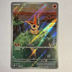 Pokemon TCG Victini Full Art Holo Black Star Promo Card 208 - Image 1