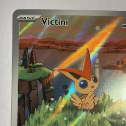 Pokemon TCG Victini Full Art Holo Black Star Promo Card 208 - Image 2