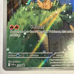 Pokemon TCG Victini Full Art Holo Black Star Promo Card 208 - Image 5