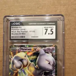 Pokemon Mewtwo EX Promo Holo XY183 Black Star 2016 EX CGC 7.5 Card - Image 3
