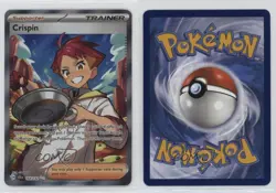 Crispin Ultra Rare Pokemon SV07: Stellar Crown SCR #164 - Image 3