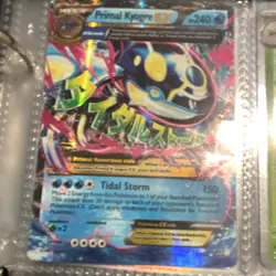 The Pokemon Company Primal Kyogre EX Full Art Holo 240 HP 150 Attack - Image 1